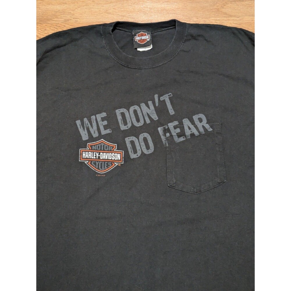 Harley Davidson Men's "We Don't Do Fear" Longview Texas, Sleeveless T-shirt, 3XL